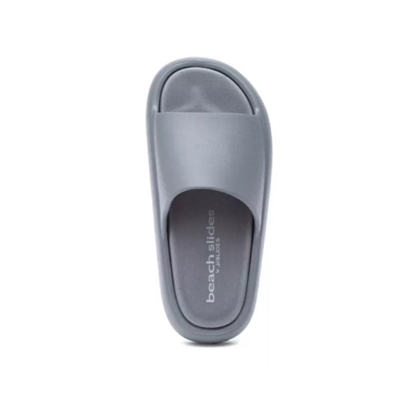 J/Slides Women's Squish Beach Slides Gray‎ EVA Sizes 6-7-9 Pool Cruise Vacation - Picture 2 of 7